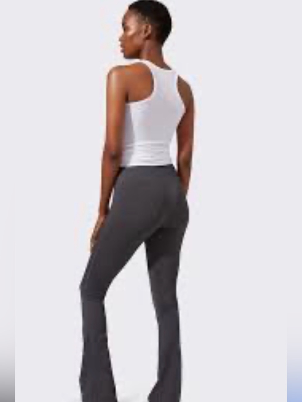 SPLITS59 Raquel Flare Pants size Small Heather Grey